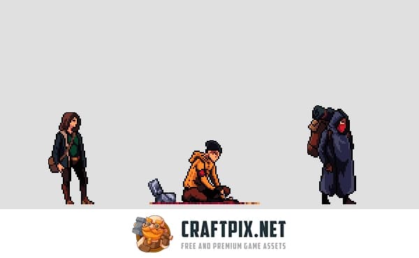 Additional homeless character sprite sheet used in Health Pills