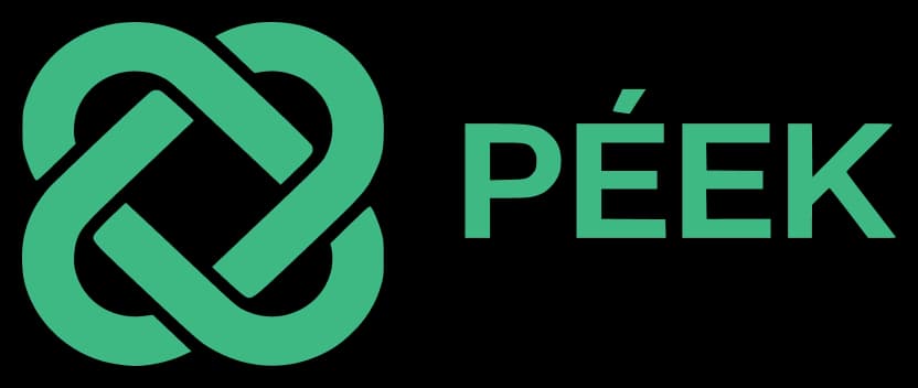 Péek icon symbolizing connection between multiple actors
