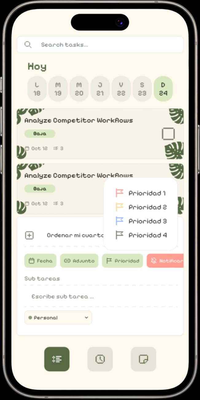 Neki app screen