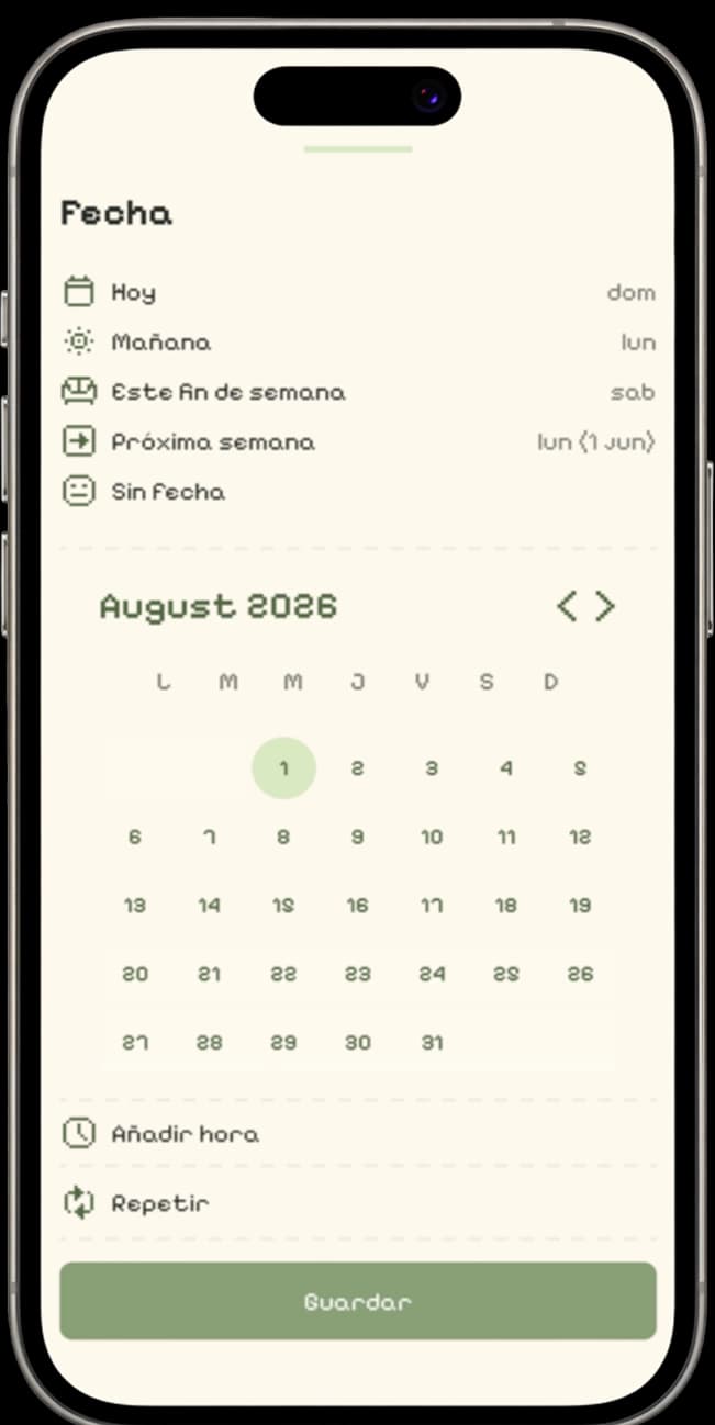 Neki app screen