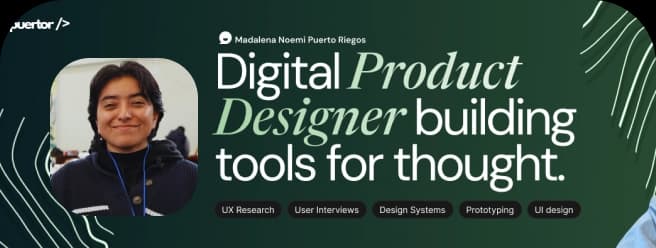 Digital Product Designer building tools for thought.